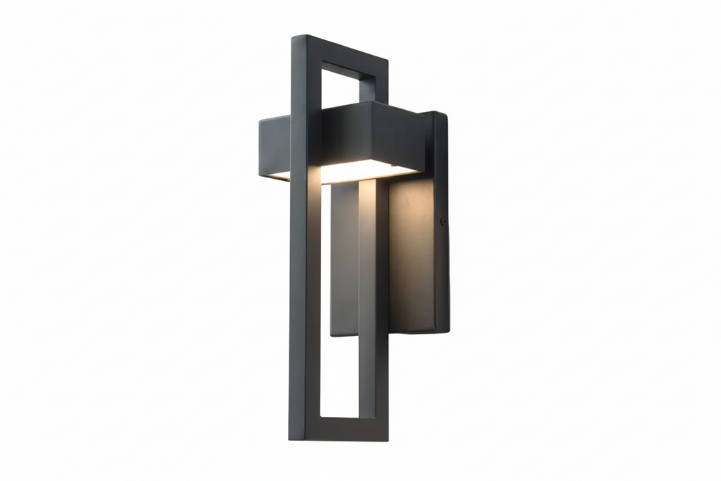 Applique Murale Extérieur LED Géométrique en Aluminium