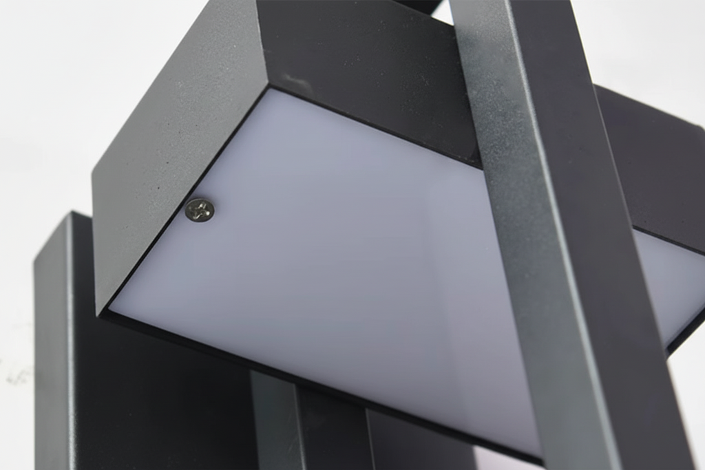 Applique Murale Extérieur LED Géométrique en Aluminium