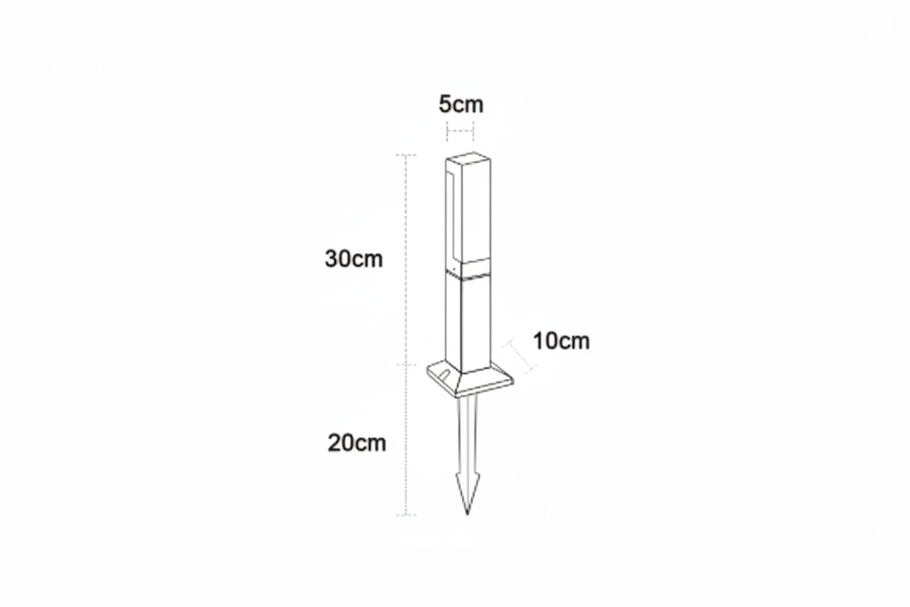 Lampe Extérieur LED en Aluminium