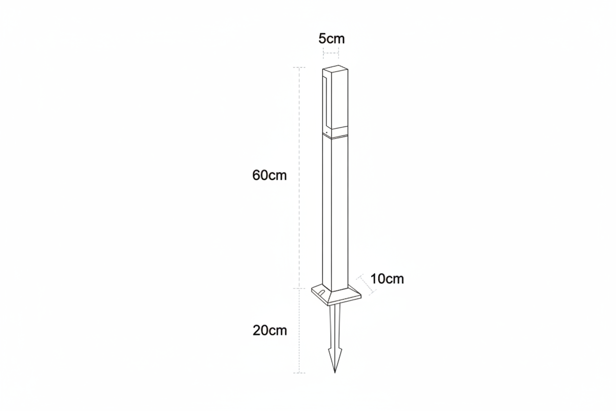 Lampe Extérieur LED en Aluminium