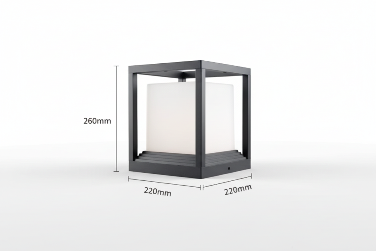 Lampe Extérieur Moderne Cube