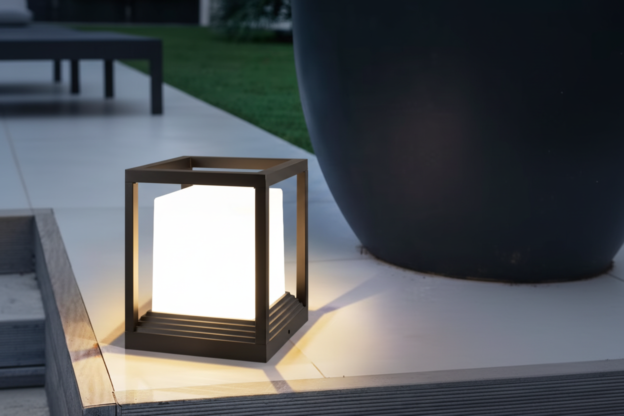 Lampe Extérieur Moderne Cube