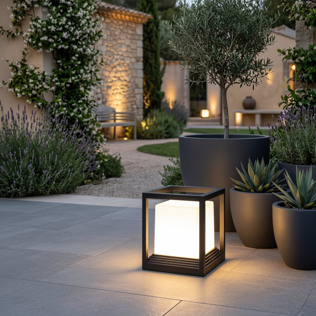 Lampe Extérieur Moderne Cube