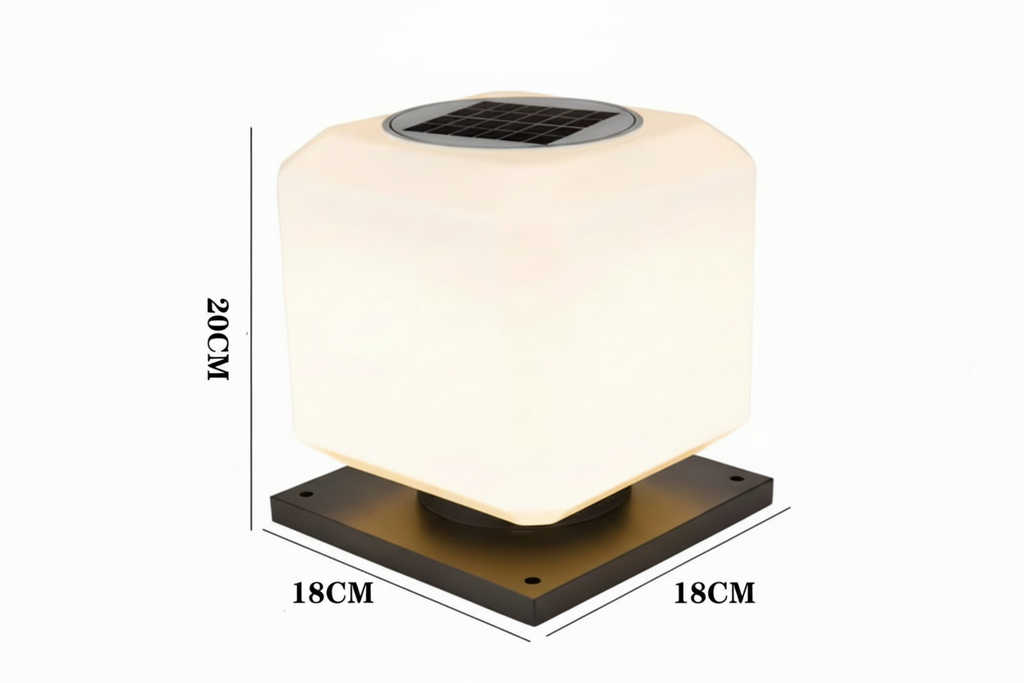 Lampe Solaire Extérieur Cube