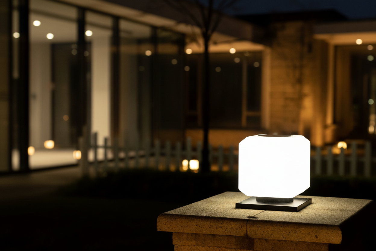 Lampe Solaire Extérieur Cube