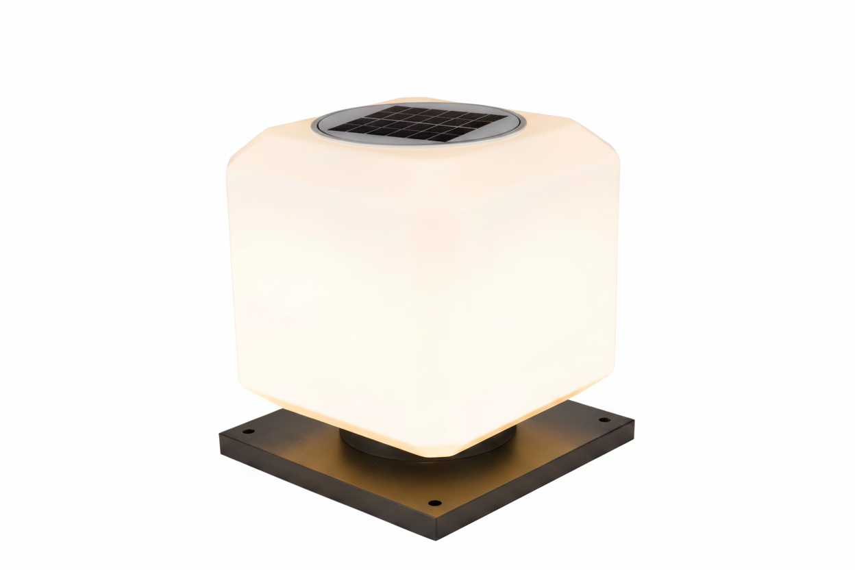 Lampe Solaire Extérieur Cube