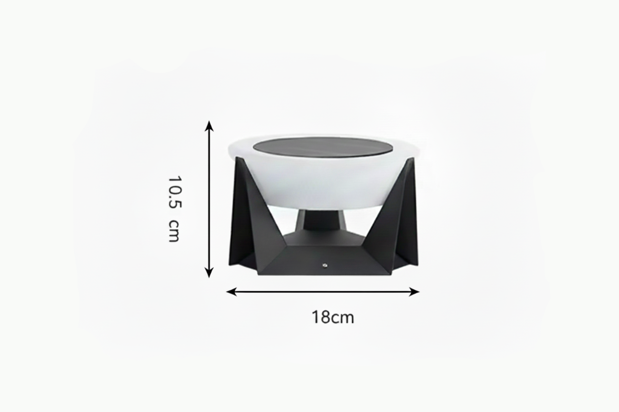 Lampe Solaire Extérieur Design - Modèle Borne