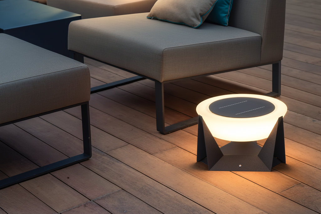 Lampe Solaire Extérieur Design - Modèle Borne